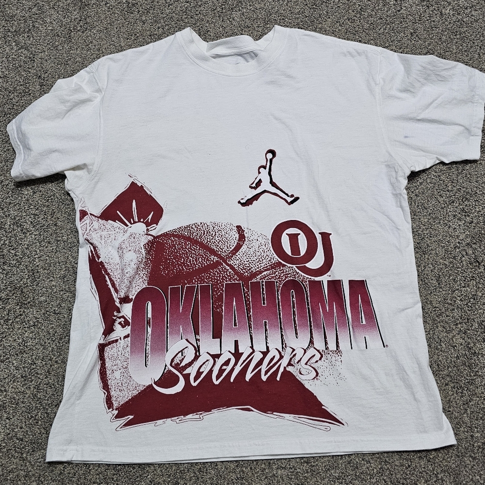 Nike Oklahoma Sooners OU Air Jordan T Shirt Medium